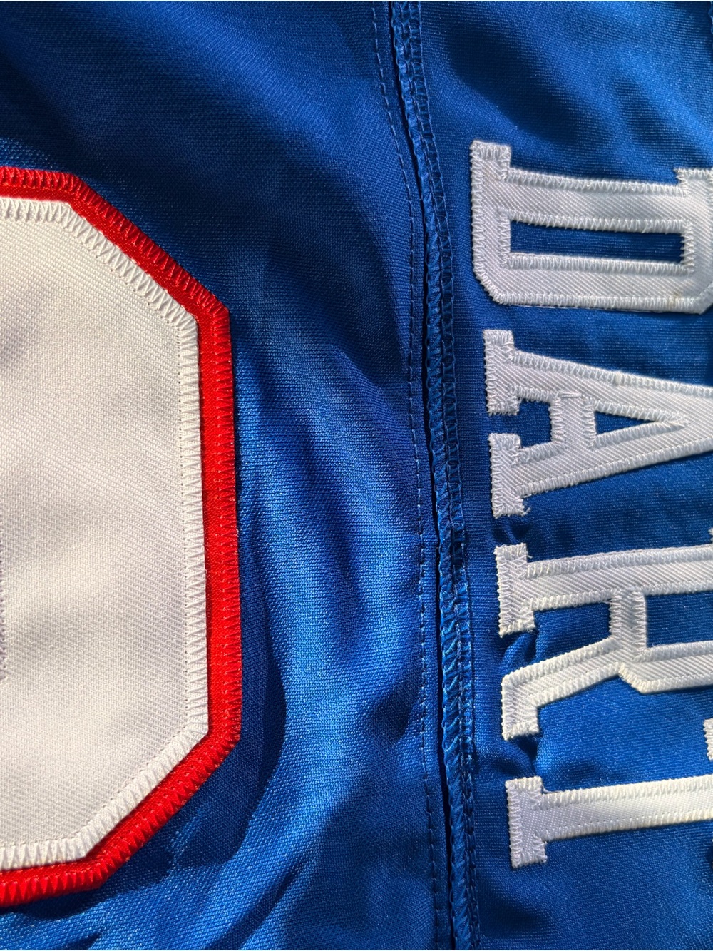 🔥NEW🔥Jaxson Dart #6 New York Giants Nike NFL Blue Jersey - Picture 4 of 4
